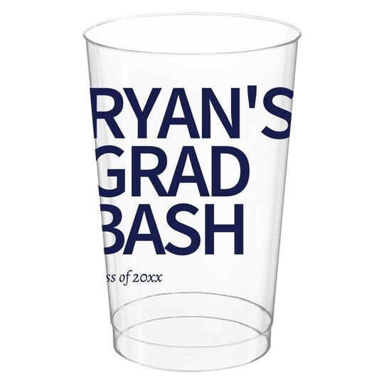 Create Your Own Headline Clear Plastic Cups